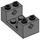 LEGO Dark Stone Gray Brick 2 x 4 x 1.3 with Axle Bricks (67446)