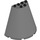 LEGO Dark Stone Gray Cone 8 x 4 x 6 Half (47543 / 48310)