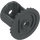 LEGO Dark Stone Gray Differential with One Gear 28 Tooth Bevel with Closed Center (62821)