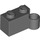 LEGO Dark Stone Gray Hinge Brick 1 x 4 Base (3831)