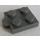 LEGO Dark Stone Gray Hinge Plate 1 x 4 (1927 / 19954)