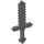 LEGO Dark Stone Gray Minecraft Sword (18787)