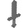 LEGO Dark Stone Gray Minecraft Sword (18787)