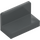 LEGO Dark Stone Gray Panel 1 x 2 x 1 with Rounded Corners (4865 / 26169)