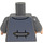 LEGO Dark Stone Gray Pius Thicknesse Minifig Torso (973 / 76382)