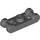 LEGO Dark Stone Gray Plate 1 x 1 with Two Bar Handles (78257)