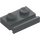 LEGO Dark Stone Gray Plate 1 x 2 with Door Rail (32028)