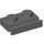LEGO Dark Stone Gray Plate 1 x 2 with Door Rail (32028)