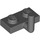 LEGO Dark Stone Gray Plate 1 x 2 with Hook (5mm Horizontal Arm) (43876 / 88072)