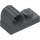 LEGO Dark Stone Gray Plate 1 x 2 with Pin Hole (11458)