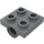 LEGO Dark Stone Gray Plate 2 x 2 with Hole with Underneath Cross Support (10247)