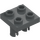 LEGO Dark Stone Gray Plate 2 x 2 with Two Bottom Pins (15092 / 49131)