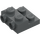 LEGO Dark Stone Gray Plate 2 x 2 x 0.7 with 2 Studs on Side (4304 / 99206)