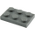 LEGO Dark Stone Gray Plate 2 x 3 (3021)