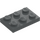 LEGO Dark Stone Gray Plate 2 x 3 (3021)