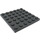 LEGO Dark Stone Gray Plate 6 x 6 (3958)