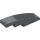 LEGO Dark Stone Gray Slope 1 x 4 Curved (11153 / 61678)