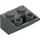 LEGO Dark Stone Gray Slope 2 x 2 (45°) Inverted with Flat Spacer Underneath (3660)