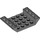 LEGO Dark Stone Gray Slope 4 x 6 (45°) Double Inverted with Open Center with 3 Holes (60219)