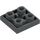 LEGO Dark Stone Gray Tile 2 x 2 Inverted (11203)