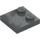 LEGO Dark Stone Gray Tile 2 x 2 with Studs on Edge (33909)