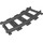 LEGO Dark Stone Gray Train Track Curved 22.5° (53400 / 53405)