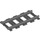 LEGO Dark Stone Gray Train Track Straight 16L (17275 / 53401)