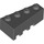 LEGO Dark Stone Gray Wedge Brick 2 x 4 Right (41767)