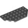 LEGO Dark Stone Gray Wedge Plate 4 x 8 with Corners (68297)