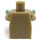 LEGO Dark Tan Baby Body with Sand Green Hands with Fur Collar (74642)