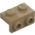 LEGO Dark Tan Bracket 1 x 2 - 1 x 2 (99781)