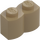 LEGO Dark Tan Brick 1 x 2 Log (30136)