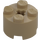 LEGO Dark Tan Brick 2 x 2 Round (3941 / 6143)