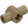 LEGO Dark Tan Cross Connector with Holes and Axle Holders (24122 / 49133)