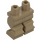 LEGO Dark Tan Minifigure Bent Legs (24323)