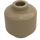 LEGO Dark Tan Minifigure Head (Safety Stud) (3626 / 88475)