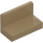 LEGO Dark Tan Panel 1 x 2 x 1 with Rounded Corners (4865 / 26169)