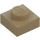 LEGO Dark Tan Plate 1 x 1 (3024 / 30008)