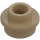 LEGO Dark Tan Plate 1 x 1 Round with Open Stud (28626 / 85861)