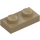 LEGO Dark Tan Plate 1 x 2 (3023 / 28653)