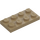 LEGO Dark Tan Plate 2 x 4 (3020)