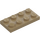 LEGO Dark Tan Plate 2 x 4 (3020)