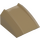 LEGO Dark Tan Slope 1 x 2 x 2 Curved (30602 / 47904)