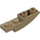 LEGO Dark Tan Slope 1 x 4 Curved Inverted (13547)