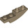 LEGO Dark Tan Slope 1 x 4 Curved Inverted (13547)