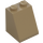 LEGO Dark Tan Slope 2 x 2 x 2 (65°) with Bottom Tube (3678)