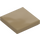 LEGO Dark Tan Tile 2 x 2 with Groove (3068 / 88409)