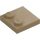 LEGO Dark Tan Tile 2 x 2 with Studs on Edge (33909)