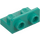 LEGO Dark Turquoise Bracket 1 x 2 with 1 x 2 Up (99780)