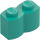 LEGO Dark Turquoise Brick 1 x 2 Log (30136)